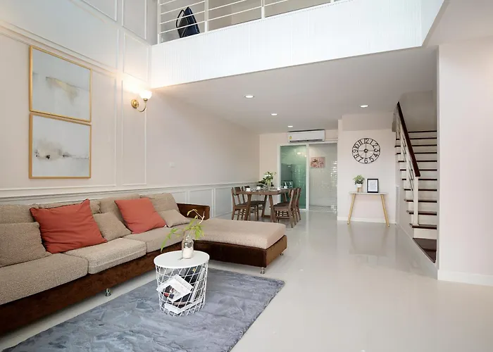 Villa Latkrabangbishome Near Suvarnabhumi Airport ลาดกระบังบิซโฮม Bangkok